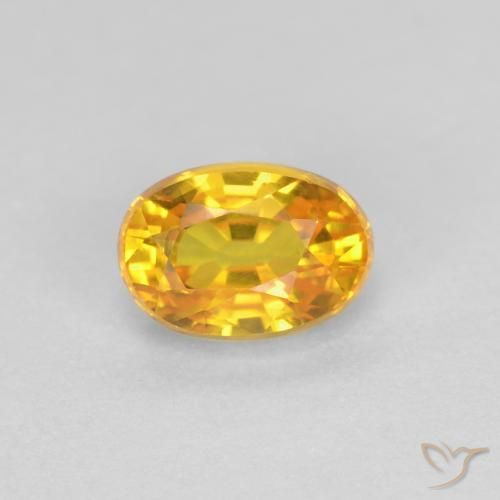 0.73ct Natural Dourado Safira, oval, VVS
