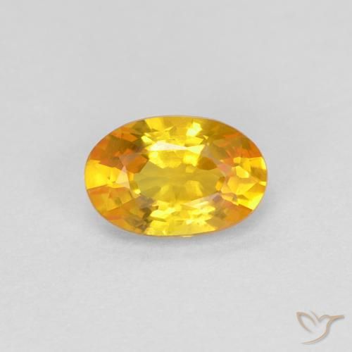 0.59ct Natural Dourado Safira, oval, VVS