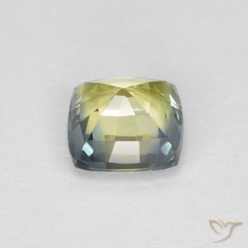 Safira Multicolorido Natural 0.66ct, Almofada, VS