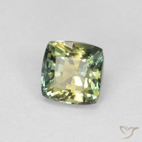 Safira Multicolorido Natural 0.65ct, Almofada, VVS