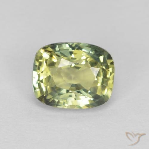 0.73ct Natural Multicolorido Safira, Almofada, VVS