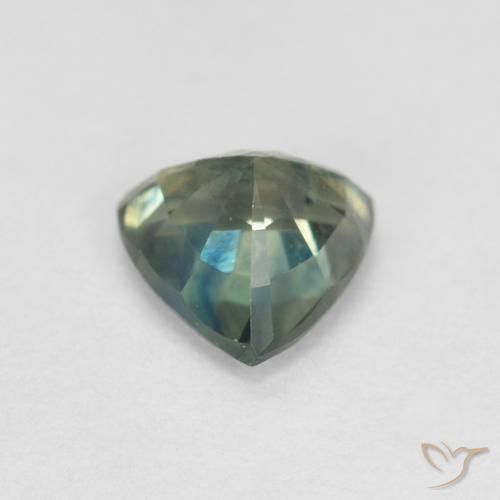 Safira Multicolorido Natural 0.96ct, Trilhão, VS