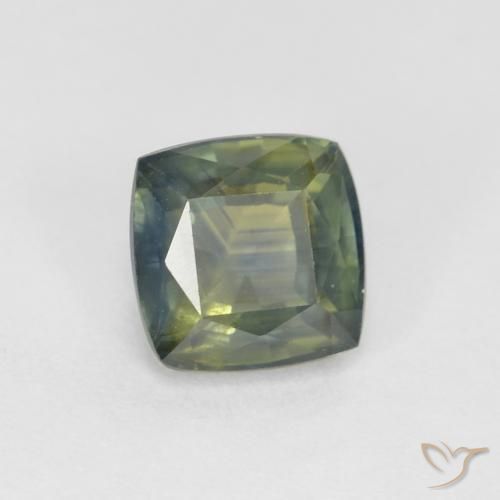 0.97ct Natural Multicolorido Safira, Almofada, VS