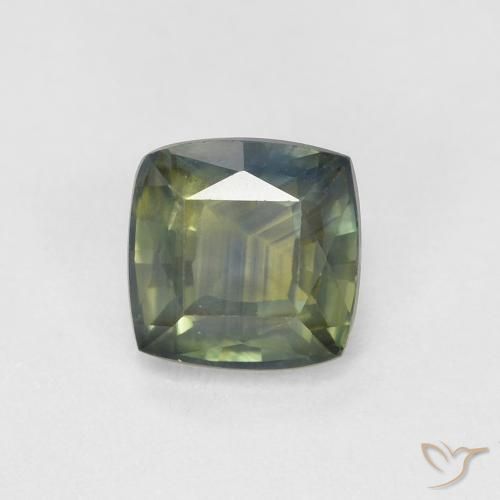 Safira Multicolorido Natural 0.97ct, Almofada, VS