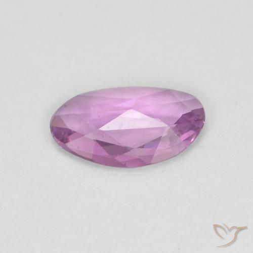 Safira Roxo Rosado Profundo Natural 0.46ct, Chique, VS