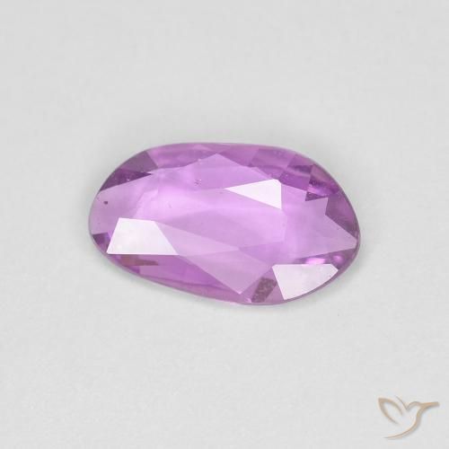 Safira roxo médio Natural 0.65ct, Chique, VS