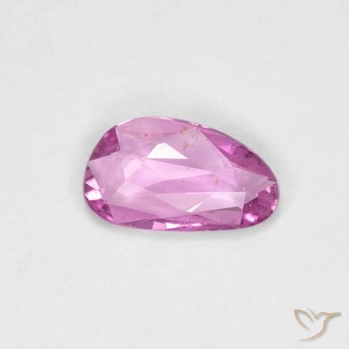 0.60ct Natural Roxo Rosado Intenso Safira, Chique, VS