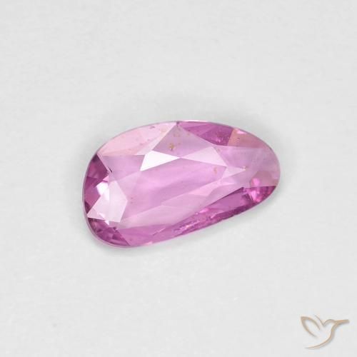 Safira Roxo Rosado Intenso Natural 0.60ct, Chique, VS