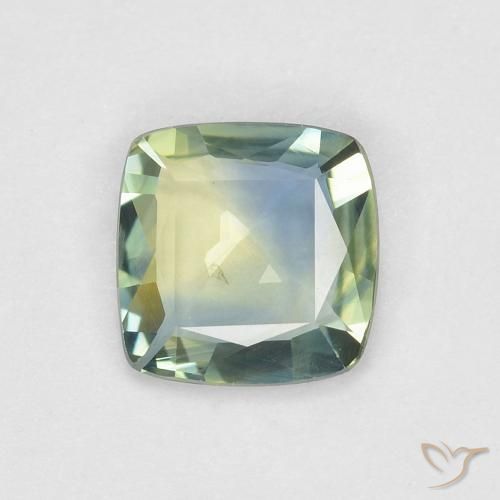 0.66ct Natural Multicolorido Safira, Almofada, VVS