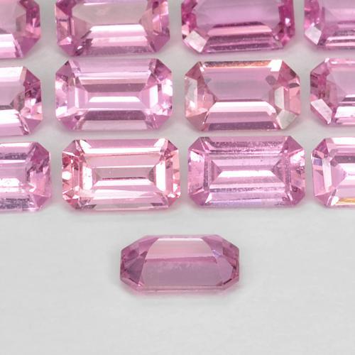 Safira Rosa Natural 0.32ct, Corte Octógono / Esmeralda, VS