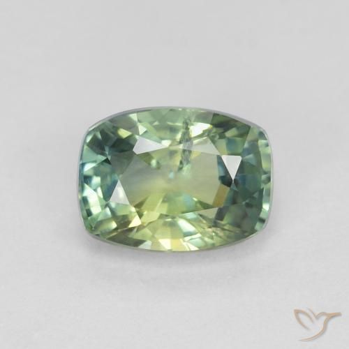 1.22ct Natural Multicolorido Safira, Almofada, VS