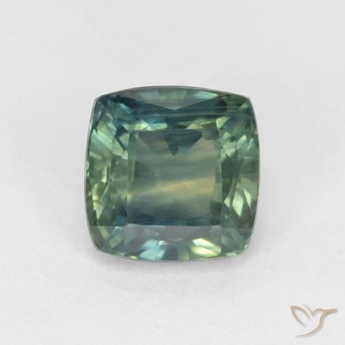 1.14ct Natural Multicolorido Safira, Almofada, VVS-VS