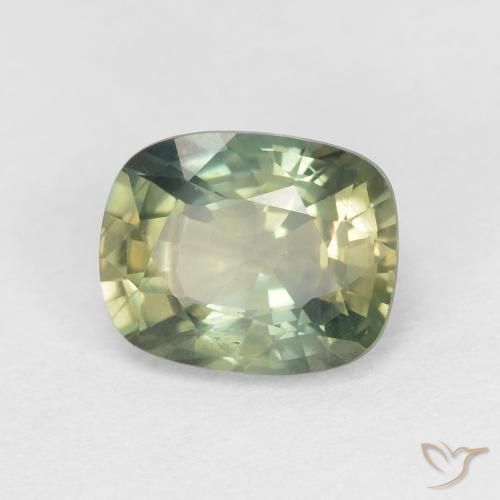 Safira Multicolorido Natural 1.40ct, Almofada, VS