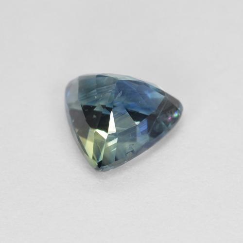 Safira azul natural 1,04ct, trillion, VS