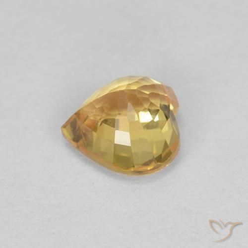 Safira Top Ouro Natural 0.48ct, Coração, VVS-VS