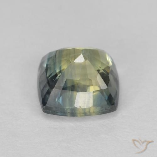 Safira Multicolorido Natural 0.94ct, Almofada, VS-SI