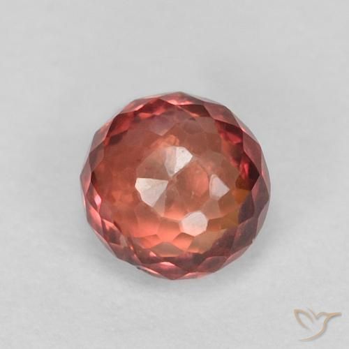 0.41ct Natural Framboesa Rosa Safira, Redondo, VVS-VS
