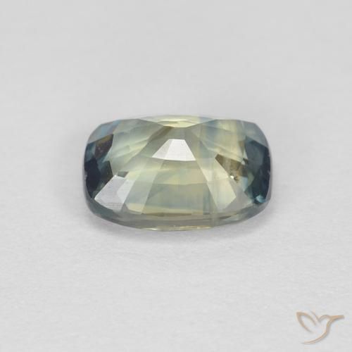 Safira Multicolorido Natural 1.07ct, Almofada, VS-SI