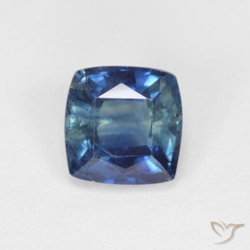 0.97ct Natural Cerceta Safira, Almofada, VS-SI