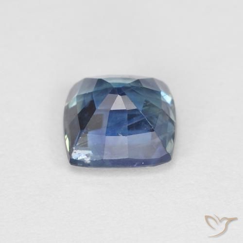 Safira Cerceta Natural 0.97ct, Almofada, VS-SI