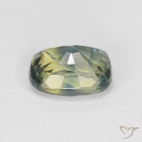 Safira Multicolorido Natural 1.18ct, Almofada, VS-SI