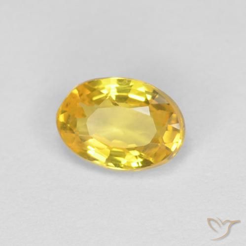 0.49ct Natural Dourado Safira, oval, VVS