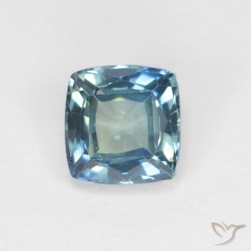 0.97ct Natural Cerceta Safira, Almofada, VS
