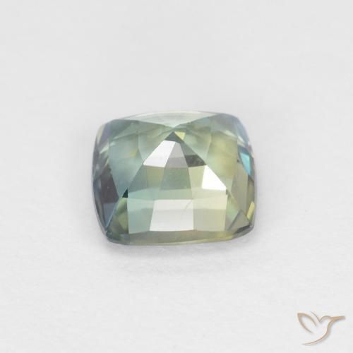 Safira Cerceta Natural 0.97ct, Almofada, VS