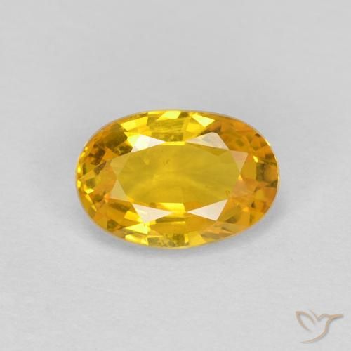 0.60ct Natural Dourado Safira, oval, VS