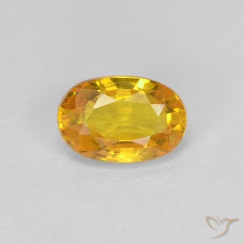 0.68ct Natural Dourado Safira, oval, VVS