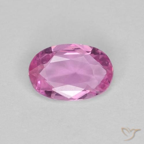 0.41ct Natural Rosa escuro Safira, oval, VVS-VS