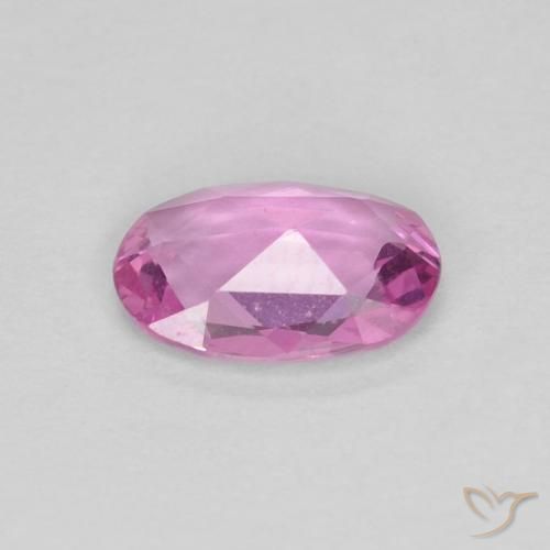 Safira Rosa escuro Natural 0.41ct, oval, VVS-VS