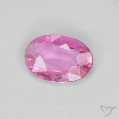 Safira Roxo Real Rosa Natural 0.39ct, oval, VVS-VS