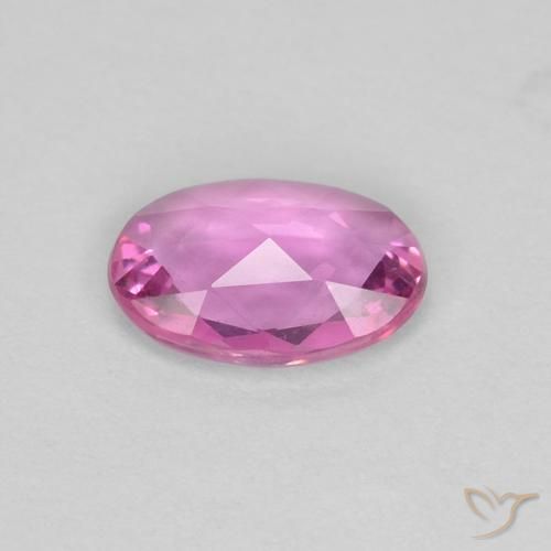 Safira Roxo Real Rosa Natural 0.39ct, oval, VVS-VS