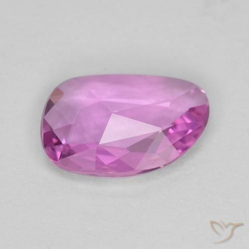 Safira Roxo Rosado Profundo Natural 0.55ct, Chique, VVS-VS