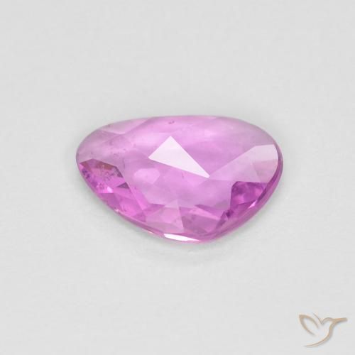 Safira Roxo rosado Natural 0.63ct, Chique, VS