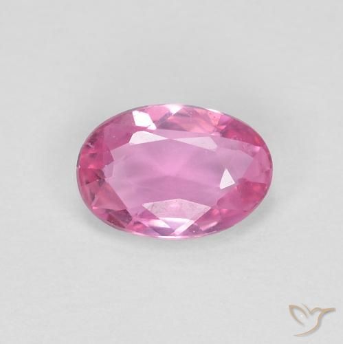 0.47ct Natural rosa médio Safira, oval, VVS