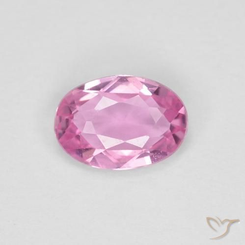 0.41ct Natural Rosa quente Safira, oval, VVS