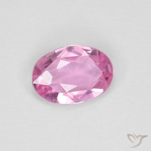 Safira Rosa quente Natural 0.41ct, oval, VVS