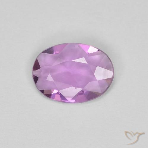 0.48ct Natural Violeta rosado claro Safira, oval, VVS