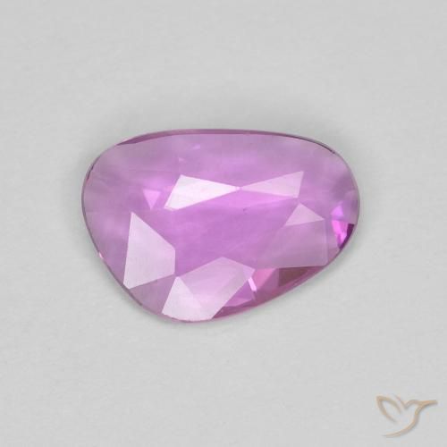 Safira Roxo Rosado Intenso Natural 0.60ct, Chique, VVS