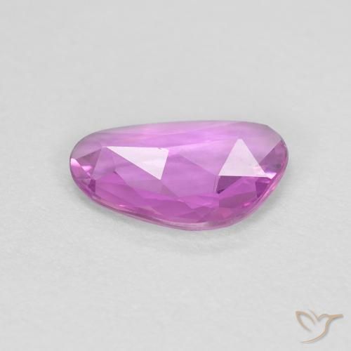 Safira Roxo Rosado Intenso Natural 0.60ct, Chique, VVS