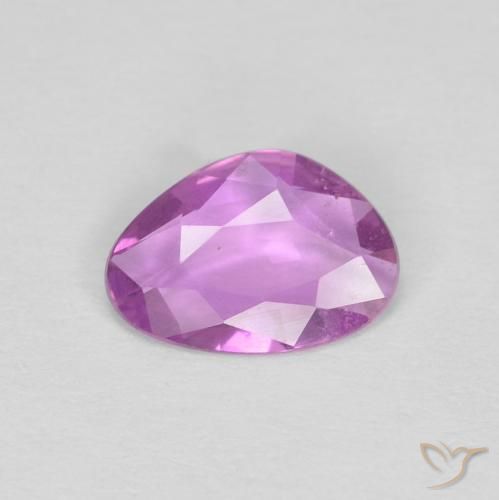 0.51ct Natural Roxo Rosado Profundo Safira, Chique, VVS-VS
