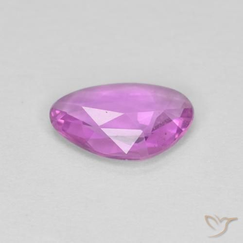 Safira Roxo Rosado Profundo Natural 0.51ct, Chique, VVS-VS