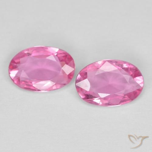 0.80ctw Natural Roxo Real Rosa Safira, oval, VS