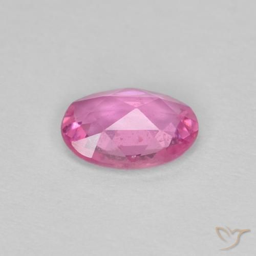 Safira Roxo Real Rosa Natural 0.44ct, oval, VS
