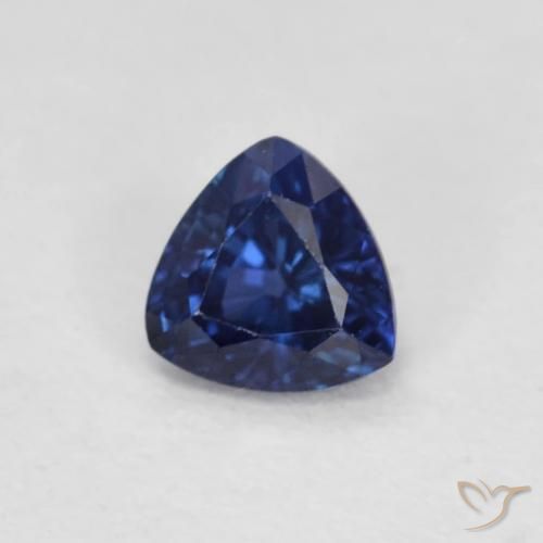 Safira Crepúsculo Azul Natural 0.41ct, Trilhão, VVS-VS