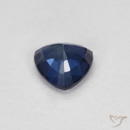 Safira Crepúsculo Azul Natural 0.41ct, Trilhão, VVS-VS