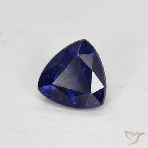 Safira Crepúsculo Azul Natural 0.39ct, Trilhão, VVS-VS