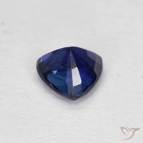 Safira Crepúsculo Azul Natural 0.39ct, Trilhão, VVS-VS